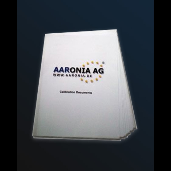 Aaronia Spectran V6 kalibrointitodistus Aaronia Spectran V6 kalibrointitodistus