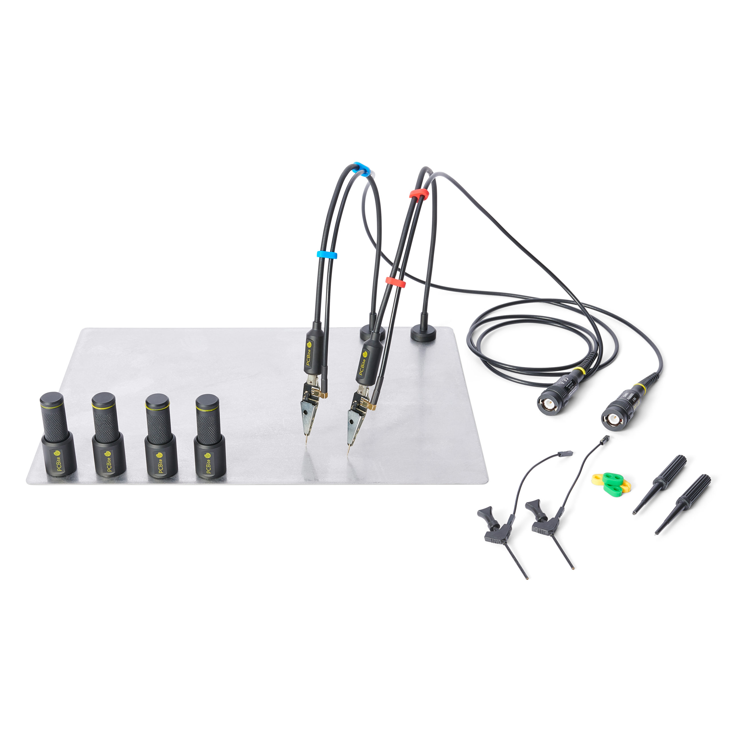 Sensepeek PCBite kit with 2× SP100 100 Mhz handsfree oscilloscope probes 4015