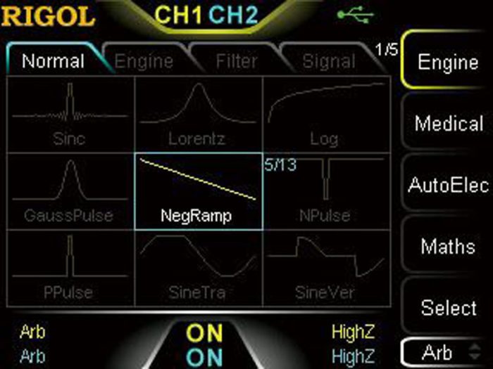 Rigol DG1022Z Funktiogeneraattori/vapaan aaltomuodon generaattori 25MHz - Image 4