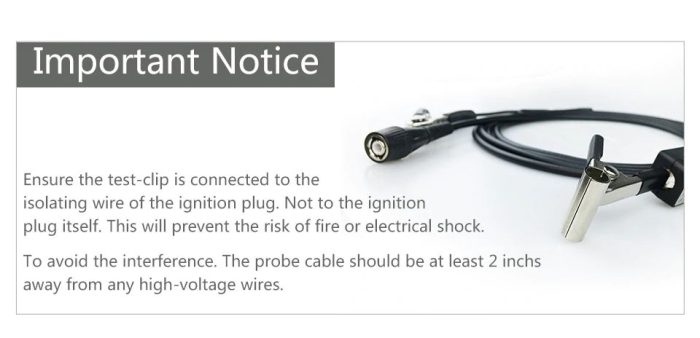 Micsig MS-A-008 Korkean jännitteen mittapää auton sytytyksen selvittämiseen - Image 5