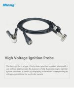 Micsig MS-A-008 Korkean jännitteen mittapää auton sytytyksen selvittämiseen - Image 4