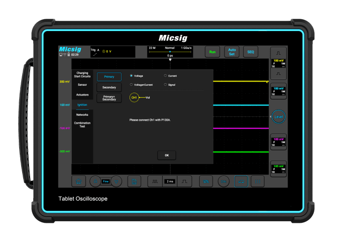 Micsig ATO2004 Oskilloskooppi autoille 200MHz - Image 5