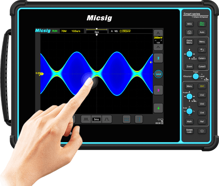 Micsig STO2002 Kannettava oskilloskooppi 200MHz - Image 6