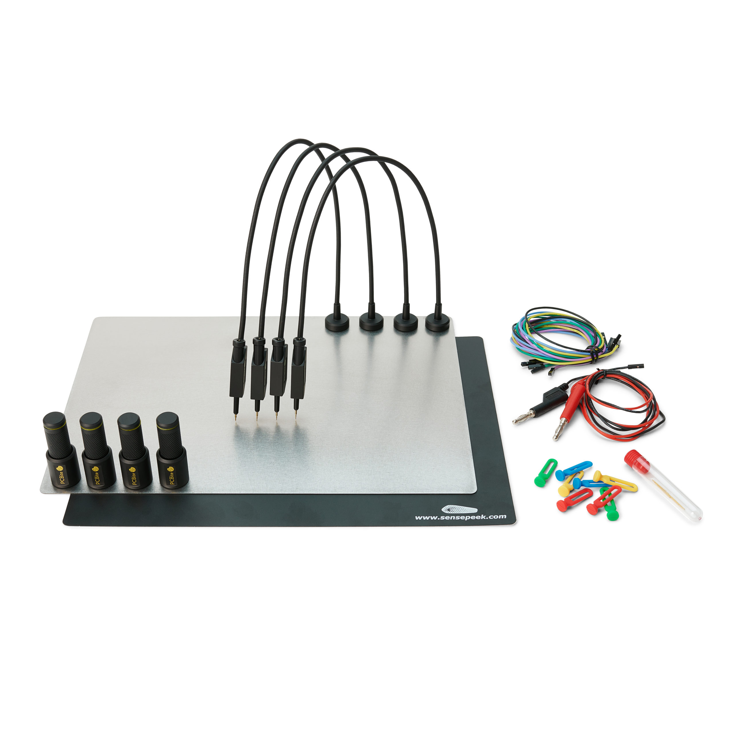 Sensepeek 6003 PCBite kit with 4x SQ10 probes and test wires