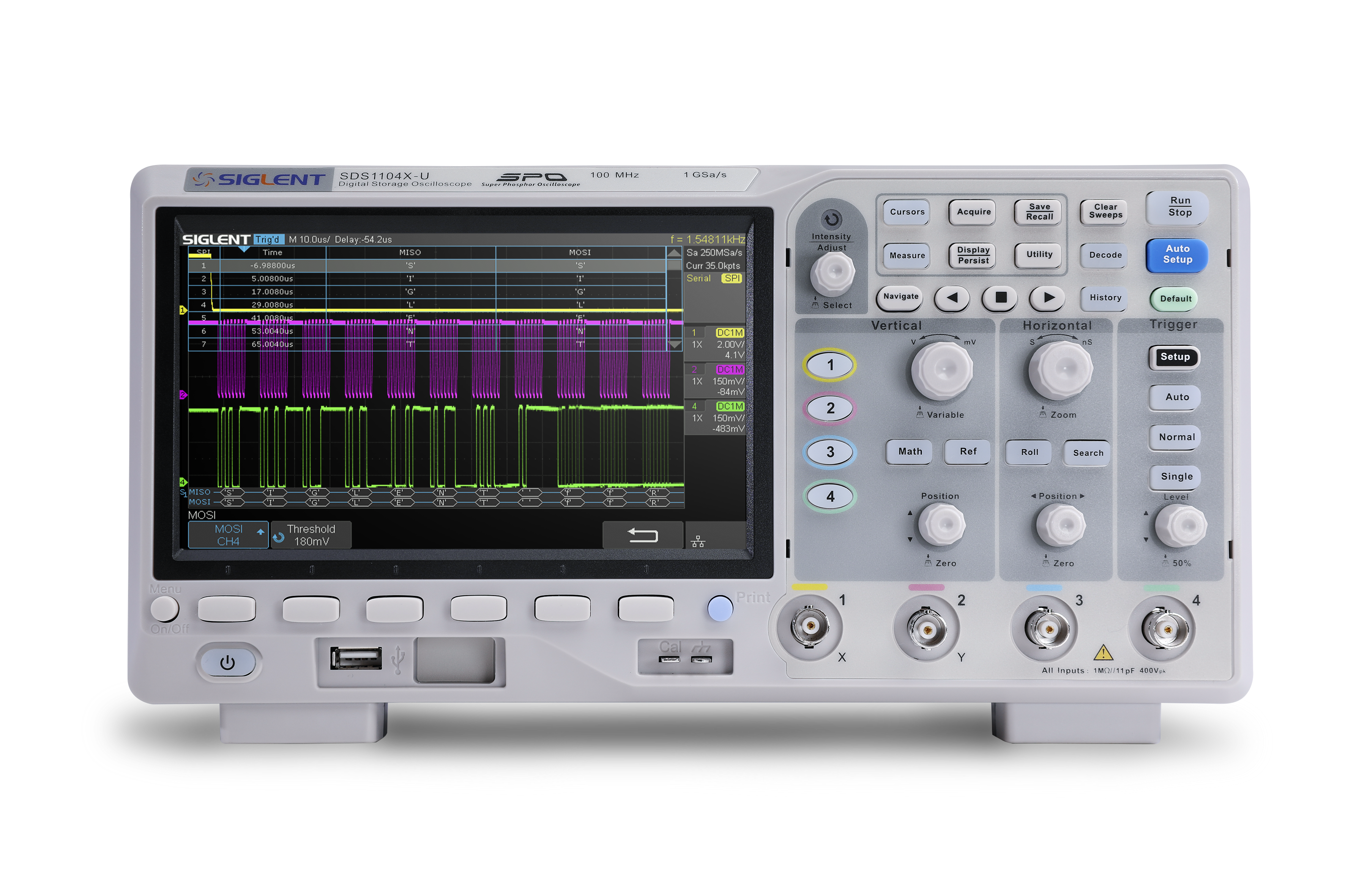 Siglent SDS1104X-U Oskilloskooppi