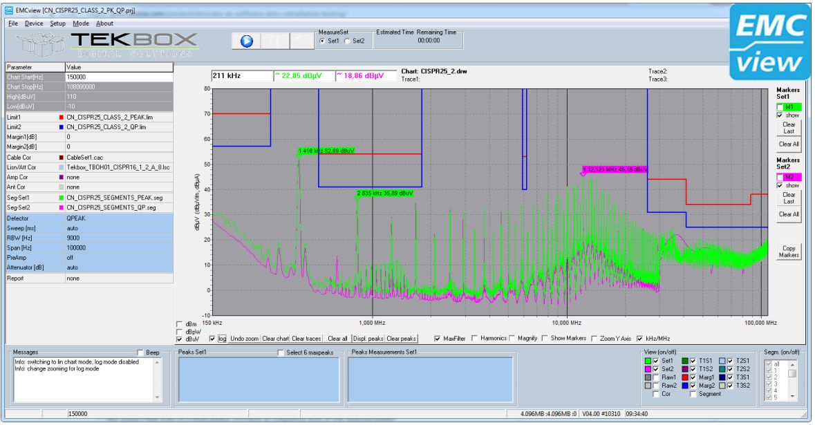 TekBox EMCview EMC yhteensopivuus PC ohjelmalisenssi TekBox EMCView Standard PC-ohjelmalisenssi EMC-yhteensopivuustestaukseen - Image 1