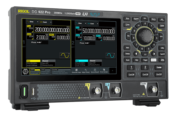 Rigol DG902 Pro Funktiogeneraattori/vapaan aaltomuodon generaattori 70MHz - Image 4