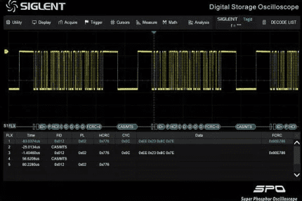 Siglent SDS3000HD-FlexRay