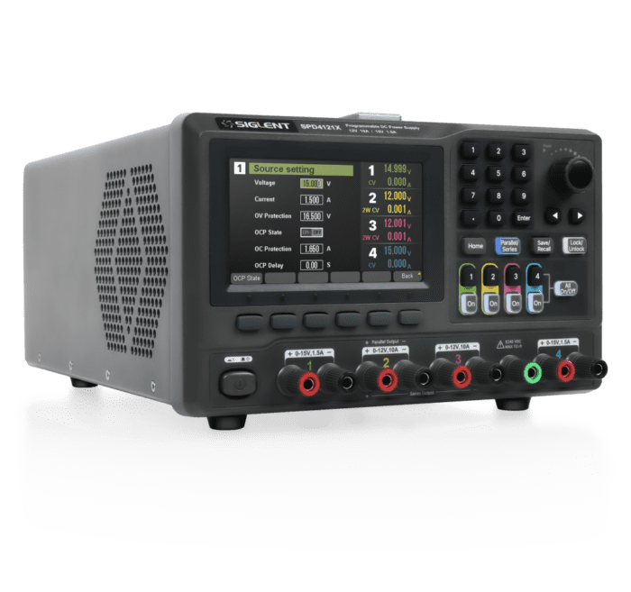 Siglent SPD4323X Ohjelmoitava, lineaarinen DC-laboratorioteholähde - Image 2